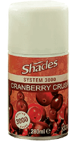 SHADES CRANBERRY AIR FRESHNER  REFILLS 1x12x280ml