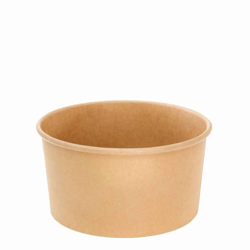 ROUND KRAFT POKE BOWL FOR HOT FOOD 1000cc 1x300