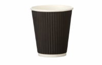 8oz Ripple Coffee Cup (Black)(500pk)