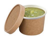 SOUPER LID MICROWAVEABLE KRAFT 8/12oz 1x500