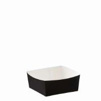 OPEN 4inch BLACK SQUARE TRAY   1x500