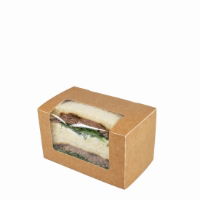BLOOMER SQUARE CUT SANDWICH PACK KRAFT 1x500