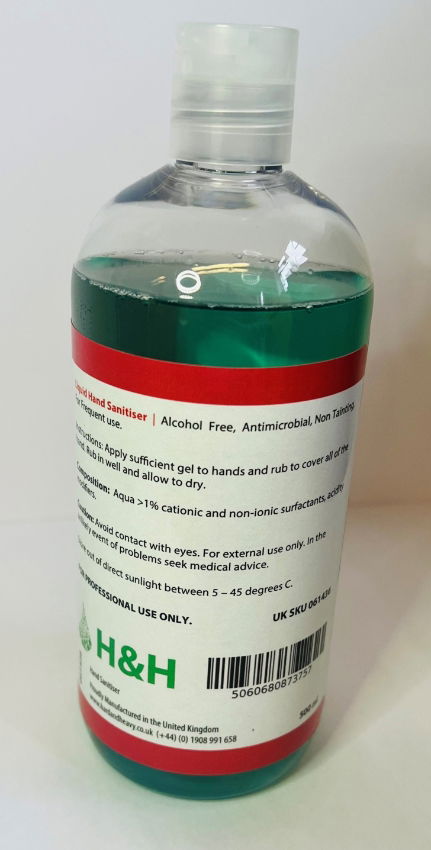 BIODERM-S HAND SANITISER GEL ALCOHOL-FREE  6x500ml