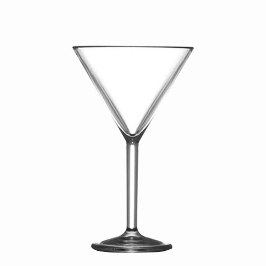 PREMIUM ELITE 7oz MARTINI CLEAR GLASS 1x12