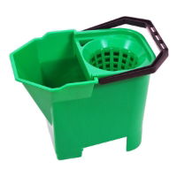 6ltr BULLDOG GREEN BUCKET and WRINGER   SINGLE