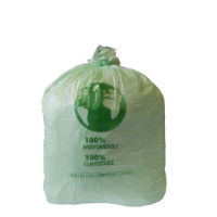 BIN LINER 18x29x38 inch GREEN COMPOSTABLE 90ltr 1x200