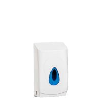 DISPENSER BULK PACK WHITE AND BLUE SINGLE