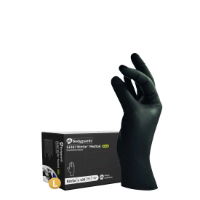 BLACK NITRILE GLOVE POWDER FREE (large)   10x100 (case)