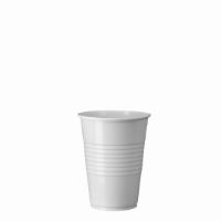 7oz WHITE PLASTIC NON-VEND CUP 1x2000