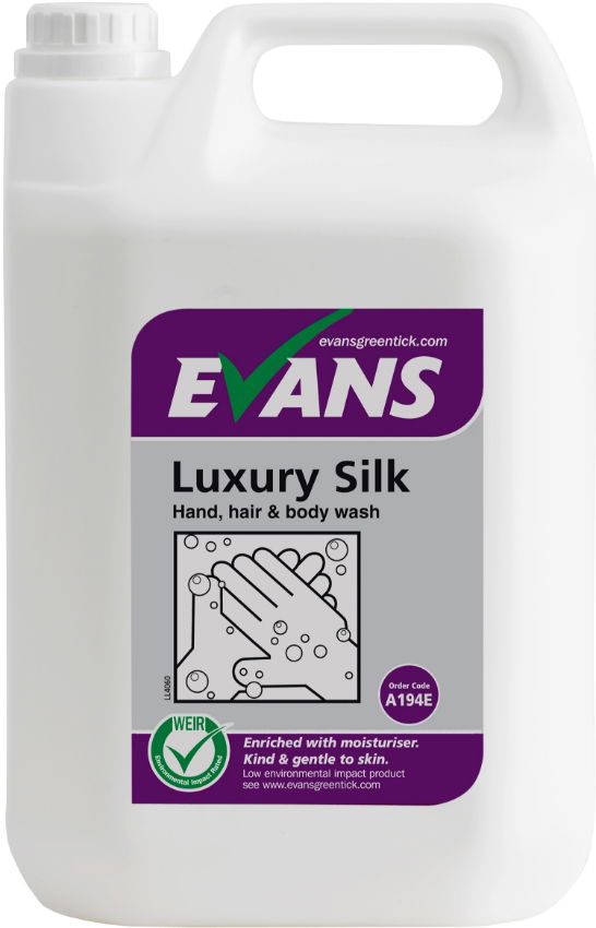 LUXURY SILK HAND HAIR AND BODY WASH 1x2x5ltr