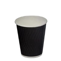 12oz BLACK IMPRESSO WAVE HOT CUP  1x740