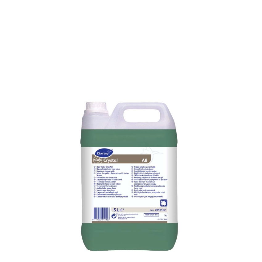 A8 CRYSTAL RINSE AID 1x2x5ltr