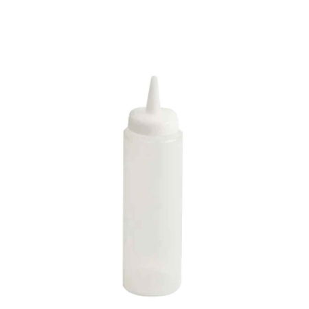 SQUEEZE BOTTLE  24oz  CLEAR  SINGLE