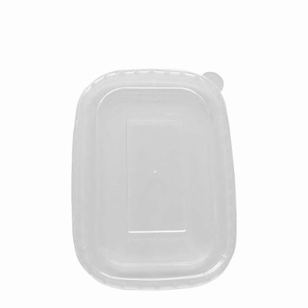 CLEAR PET RECTANGULAR LID 500/750/1000ml 1x300