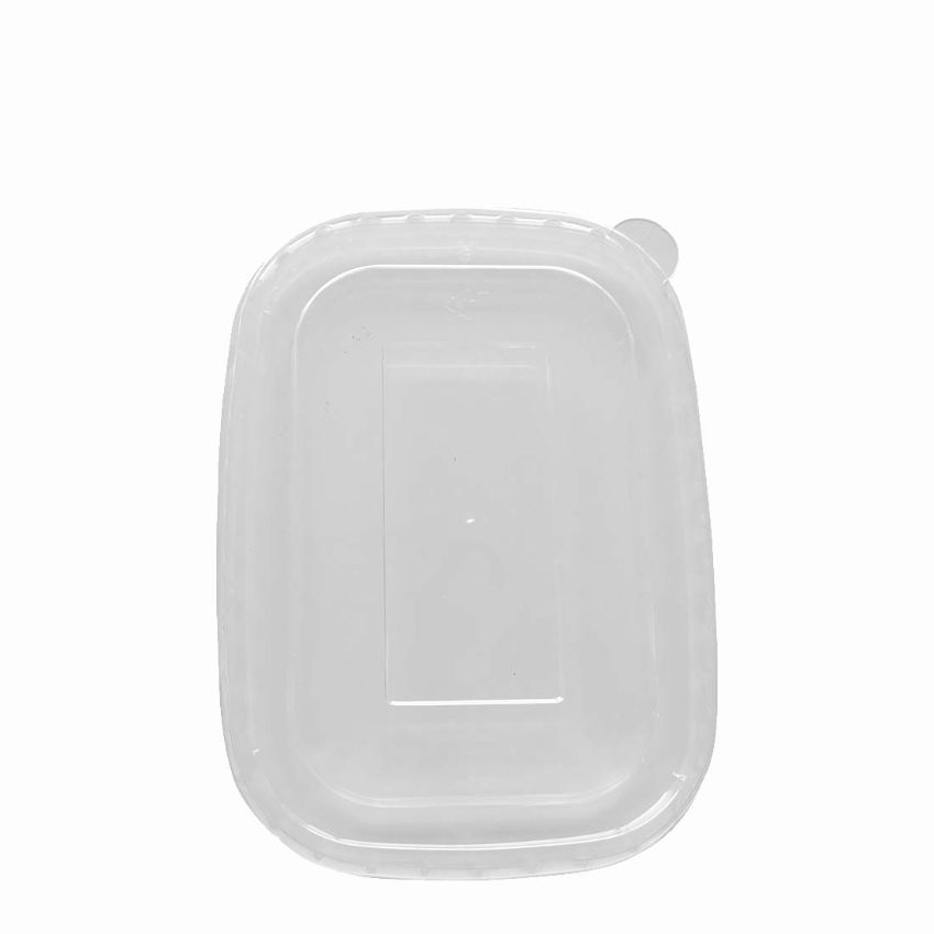 CLEAR PET RECTANGULAR LID 500/750/1000ml 1x300