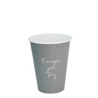 12oz GREY SIGNATURE SMOOTH DOUBLE WALL HOT CUP 1x500