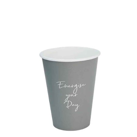 12oz GREY SIGNATURE SMOOTH DOUBLE WALL HOT CUP 1x500