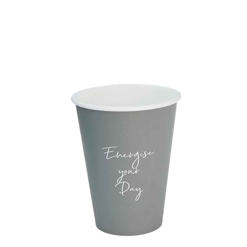 12oz GREY SIGNATURE SMOOTH DOUBLE WALL HOT CUP 1x500