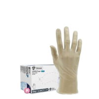 CLEAR VINYL GLOVE POWDER FREE (medium) 10x100 (case)