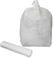 PEDAL BIN LINER HEAVY DUTY WHITE 11x17x17inches   1x500