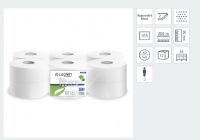 TOILET ROLL MINI JUMBO  60mm CORE 2ply 200mtr   1x12