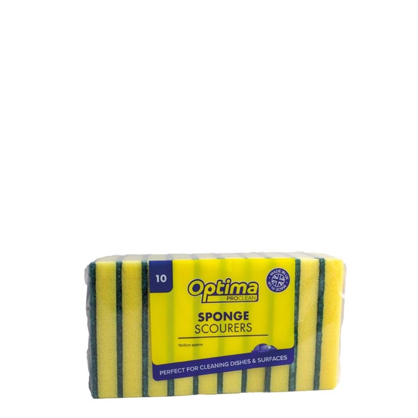 SCOURERS FOAM BACKED (packet) 1x10