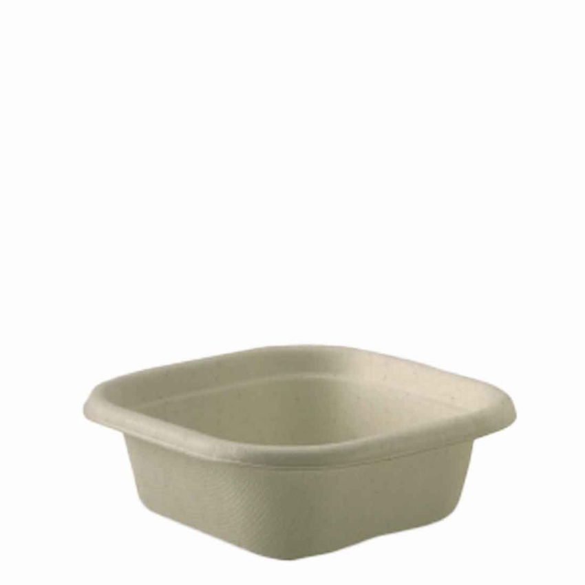 280ml NATURAL SQUARE BIO-CANE BOWL   1x600