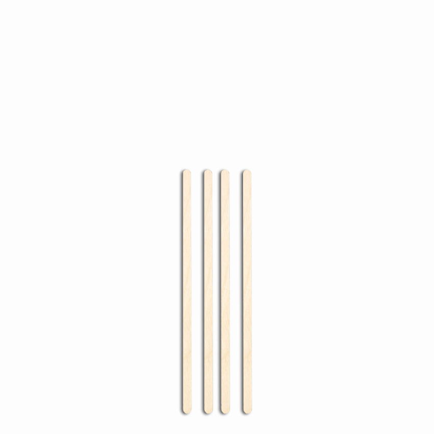 STIRRERS TEA WOODEN 5.5 inches 140mm 1x10x1000