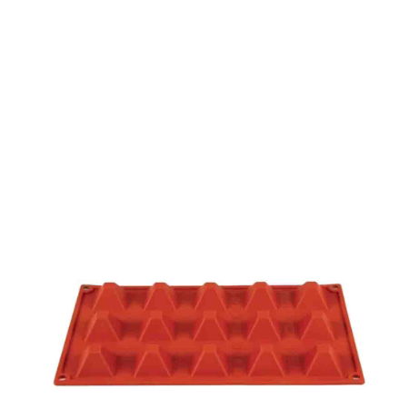 PAVONI FORMAFLEX SILICONE PYRAMID MOULD 15 CUP SINGLE