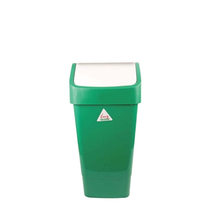 SWING TOP LUCY GREEN BIN 50ltr SINGLE