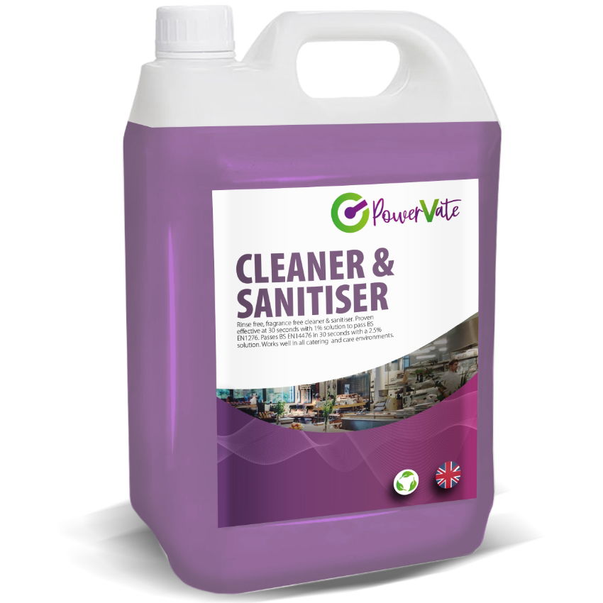 POWERVATE CLEANER & SANITISER   2x5ltr