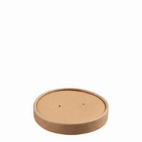 SOUPER LID COMPOSTABLE MICROWAVEABLE KRAFT 12oz 1x500