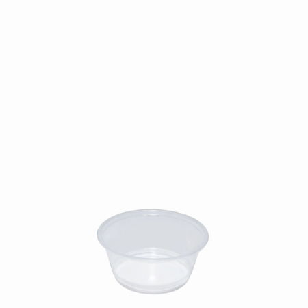 PORTION POT 3.25oz CLEAR (PP)  1x2500