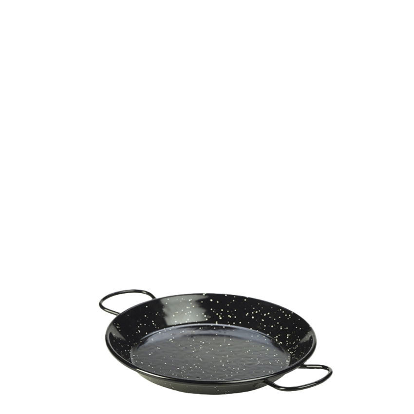 BLACK ENAMEL PAELLA PAN 20cm SINGLE