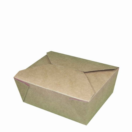 MEAL BOX BROWN LEAKPROOF No8 MEDIUM 46floz   1x300