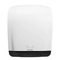 HAND TOWEL DISPENSER INCLUSIVE SYSTEM SINGLE ROLL WHT SINGLE