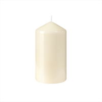 CANDLE PILLAR CHAMPAGNE 1x10   150x80mm