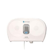 NORTH SHORE SIDE BY SIDE TOILET ROLL DISPENSER WHITE SINGLE