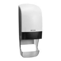 TOILET ROLL DISPENSER  INCLUSIVE SYSTEM KATRIN WHITE SINGLE