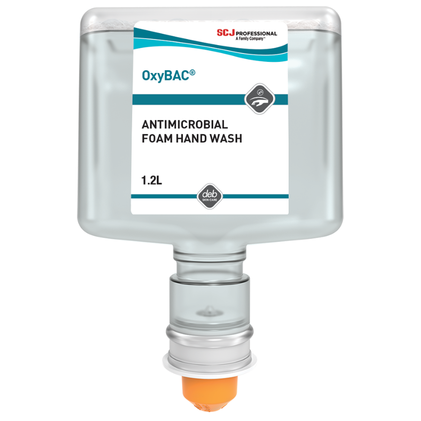 DEB OXY-BAC FOAM HAND SOAP  3x1.2ltr