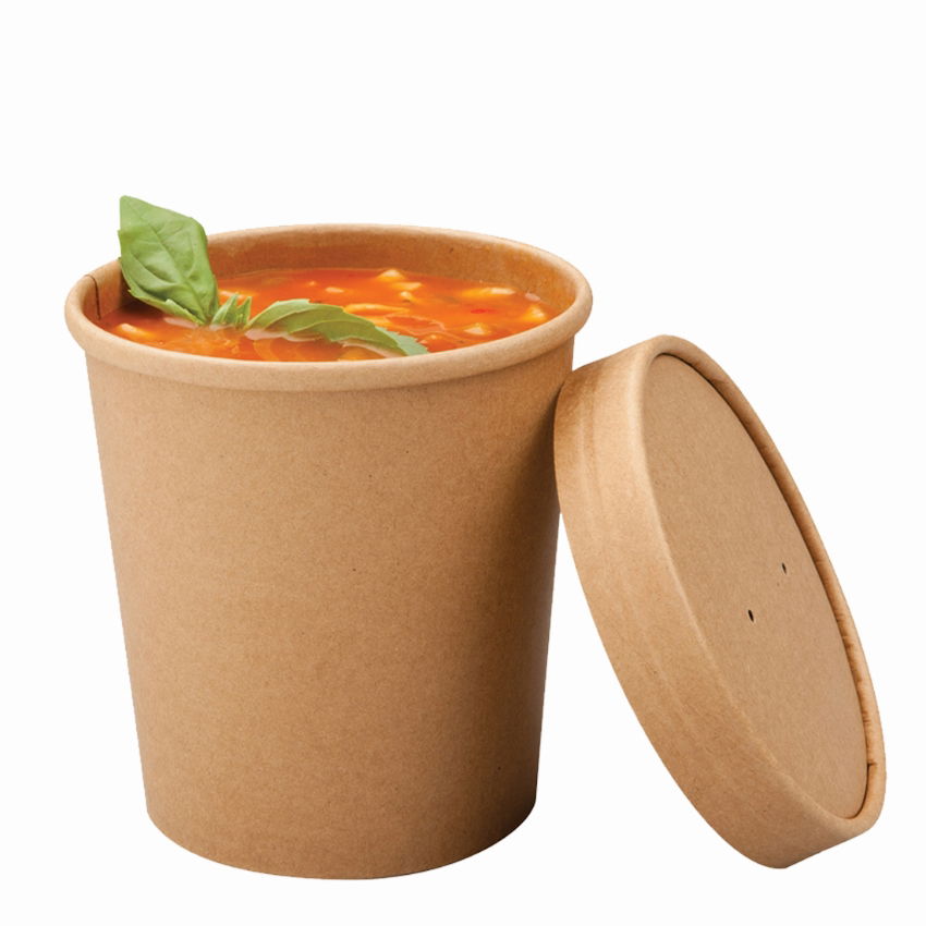 SOUPER CUP MICROWAVEABLE  KRAFT 16oz 1x500