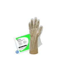 CLEAR POLY GLOVE (extra large) 1x10000 GD52XL