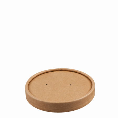 SOUPER LID MICROWAVEABLE KRAFT 8/12oz 1x500