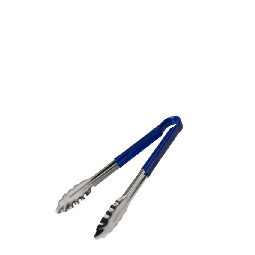 HYGIPLAS COLOUR CODED BLUE SERVING TONGS 300mm SINGLE