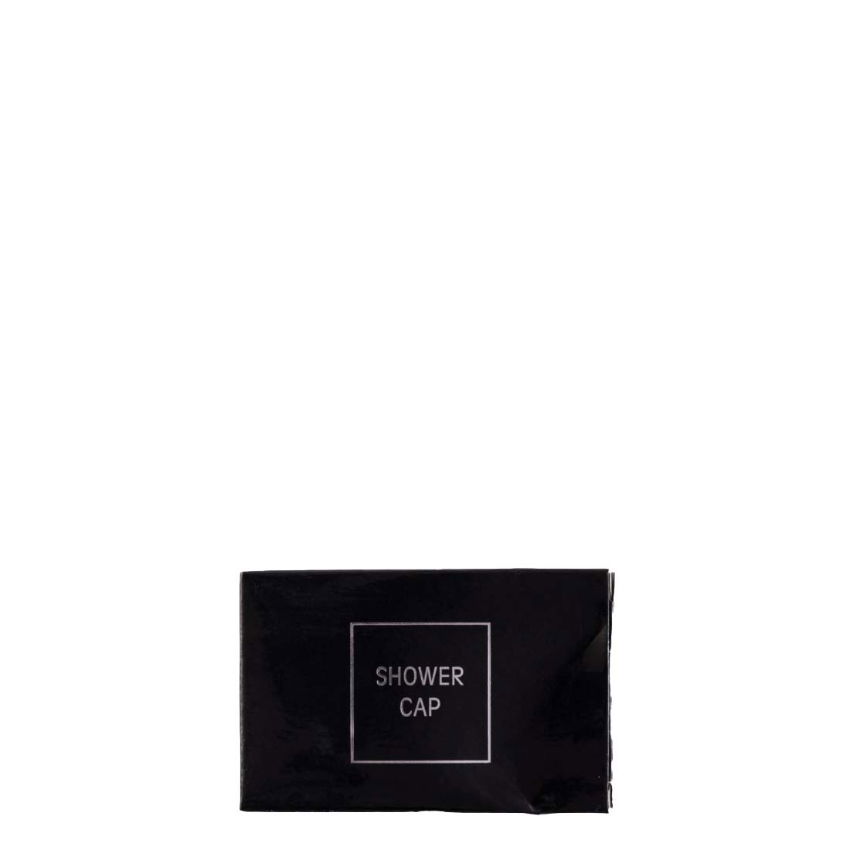 BLACK & SILVER SHOWER CAP 1x500