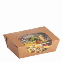 ZEST KRAFT TUCK-TOP WINDOW SALAD PACK  1x250