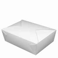 MEAL BOX WHITE LEAKPROOF No3 XL 69floz 1x180