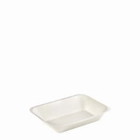 BAGASSE CHIPPY TRAY 164x126x30  1x500