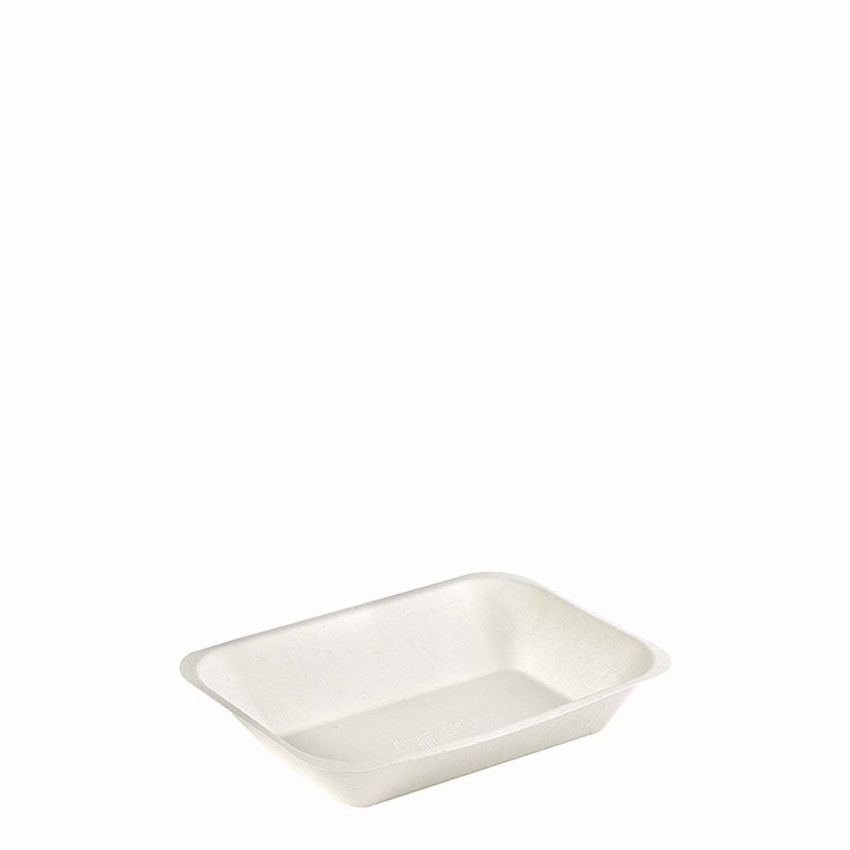 BAGASSE CHIPPY TRAY 164x126x30  1x500