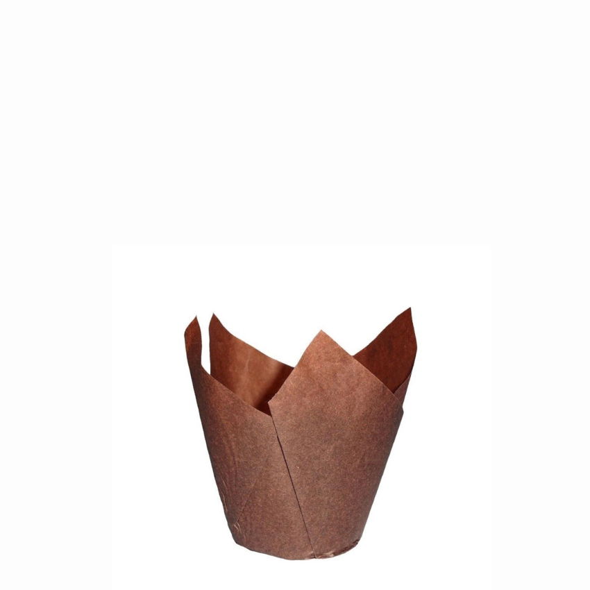 TULIP CHOCOLATE MUFFIN CASE 150x150mm  1x200 (sleeve)